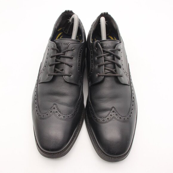 Cole Haan Grand 360 Men\'s Size 9 M Oxford Wingtip Shoes Black Leather #C30629 main image 7